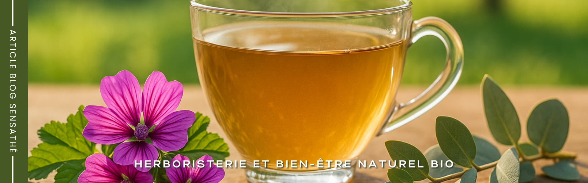 Infusion expectorante contre les bronches encombrées - Herboristerie Sensathé